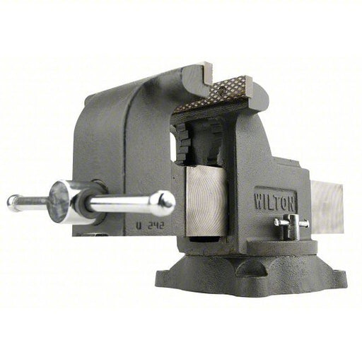 Wilton WS6 Combination Vise Std Duty, Enclosed, 6 in Jaw Face Wd, 6 in Max Jaw Opening, Serrated - KVM Tools Inc.KV24W176