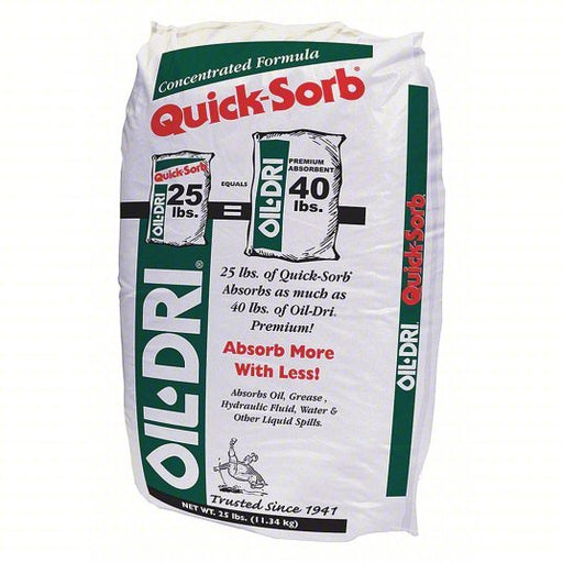 Oil - Dri I05025 - G70 Loose Absorbent 3 gal Volume Absorbed per Pkg., 25 lb Wt, Bag, Not Scented - KVM Tools Inc.KV24X071