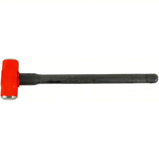 KVM Tools KV24Z032 Standard Sledge Hammer Steel, Steel Handle, 8 lb Head Wt, 2 in Dia, 24 in Overall Lg, Ribbed Grip - KVM Tools Inc.KV24Z032