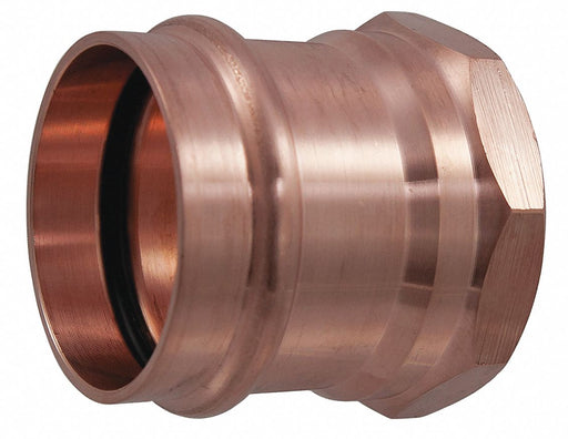 NIBCO 9026150PC Copper Press Adapter, 2 in CTS x 2 in FNPT