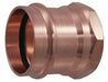 NIBCO 9026150PC Copper Press Adapter, 2 in CTS x 2 in FNPT