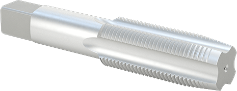 McMaster 2521A671 Uncoated High-Speed Steel Tap Taper Chamfer, 1"-12 Thread Size, 2-1/2" Thread Length