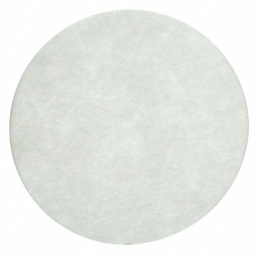 3M 08607 Carpet Bonnet, 20 in Dia, Fiber, White, PK5