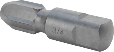 McMaster 2562A19 Straight - Flute Extractor for 3/4 Pipe Size - KVM Tools Inc.KV2562A19