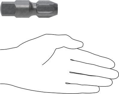 McMaster 2562A21 Straight - Flute Extractor for 1 Pipe Size - KVM Tools Inc.KV2562A21