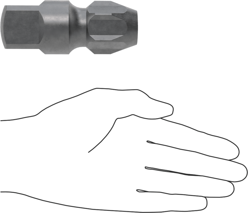 McMaster 2562A23 Straight-Flute Extractor, for 1-1/2 Pipe Size