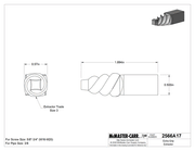 McMaster 2566A17 Extra-Grip Extractor, for Right-Hand Threads, Trade Size 3