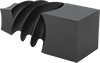 McMaster 2566A23 Extra-Grip Extractor, for Right-Hand Threads, Trade Size 7