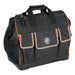 Klein 55469 Tool Bag 17 1/2 in W x 10 in D x 16 in H, Black, Polyester, 42 Pockets, Polyester - KVM Tools Inc.KV259G14