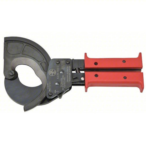 Klein Tools 63601 Ratchet Cable Cutter Plastic Handle, Center, For 2 1/16 in Max Dia Data Cable - KVM Tools Inc.KV25D149