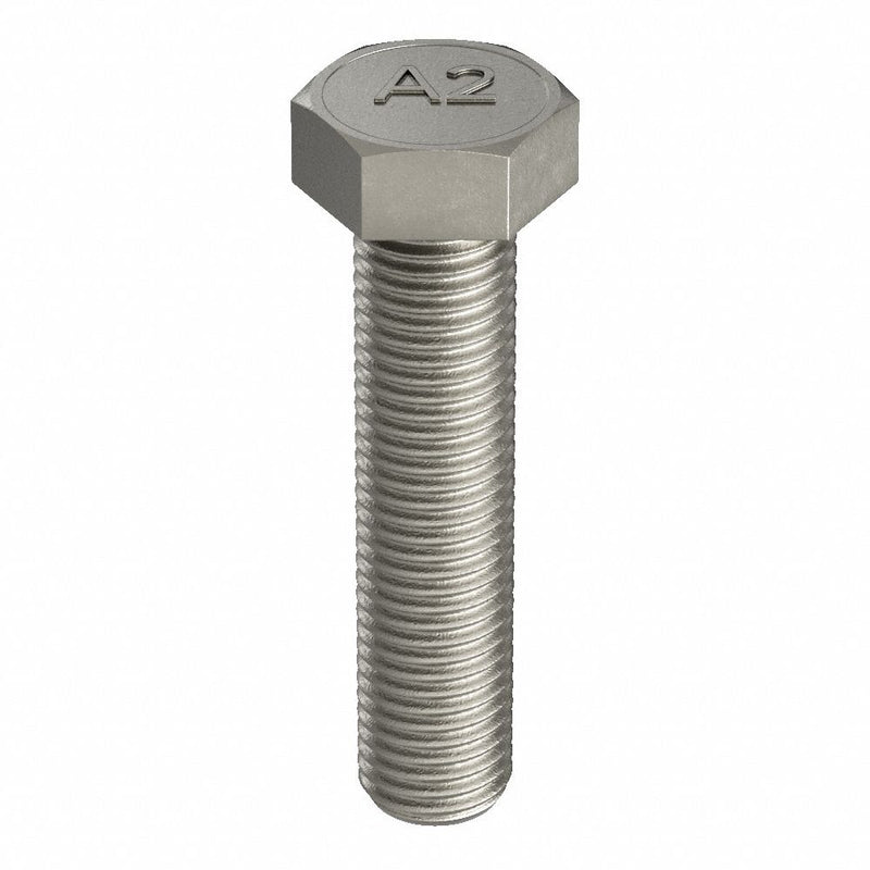 M10x1.50 A2 SS Hex Cap Screw 80mm