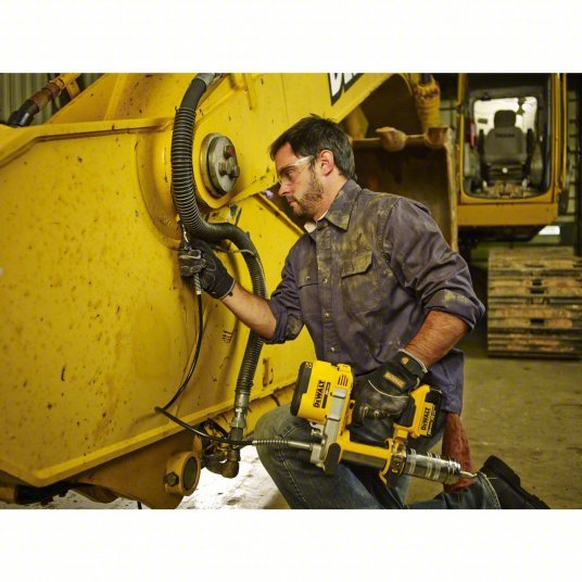 DeWalt DCGG571M1 Cordless Grease Gun 20 V Battery Volt, Battery Included, 5 fl oz Volume Per Min., Li - Ion - KVM Tools Inc.KV25DU72