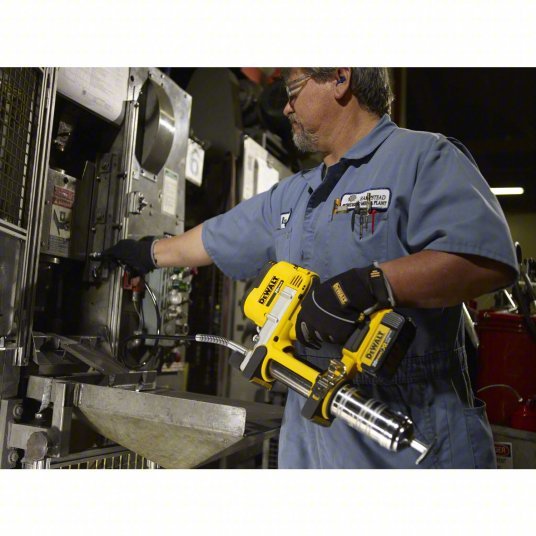 DeWalt DCGG571M1 Cordless Grease Gun 20 V Battery Volt, Battery Included, 5 fl oz Volume Per Min., Li - Ion - KVM Tools Inc.KV25DU72