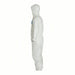 Dupont TY127SWHLG002500 Disposable Coveralls L, Tyvek® 400, Elastic Wrist, Elastic Ankle, White, Serged Seam, 25 PK - KVM Tools Inc.KV6LY35