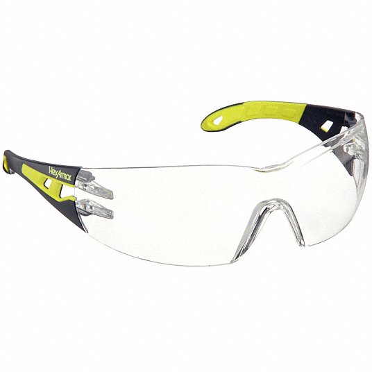 Hexarmor 11-10002-03 Safety Glasses Clear Lens, Frameless, Anti-Fog/Scratch-Resistant/TrueShield® 2F