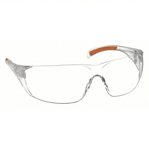 Carhartt CH110ST Safety Glasses Wraparound Frame, Frameless, Clear, Clear, M Eyewear Size, Unisex, Straight - KVM Tools Inc.KV26KP50