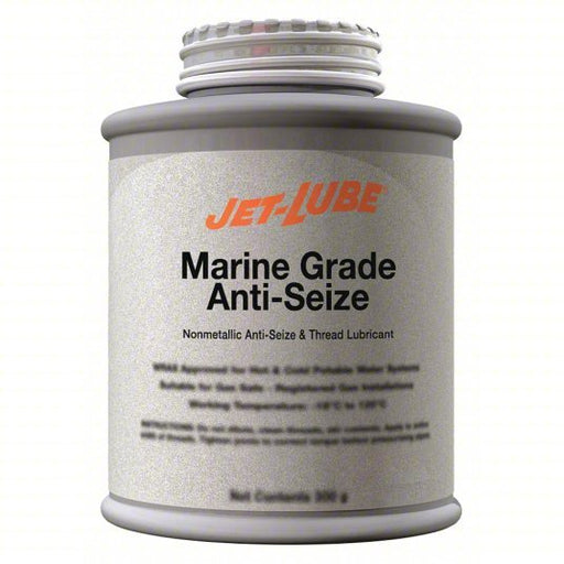 Jet-Lube 49704 Marine Grade Anti-Seize 1 lb Container Size, Brush-Top Can, Non-Metallic, No Additives - KVM Tools Inc.KV26W746