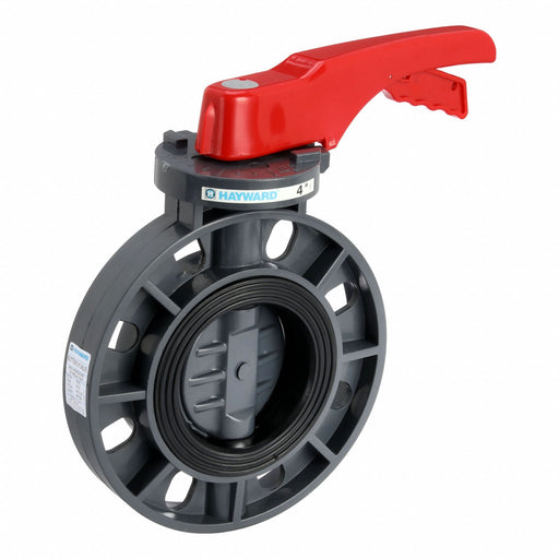 Hayward BYCS1040E1LGA PVC Butterfly Valve 4 in