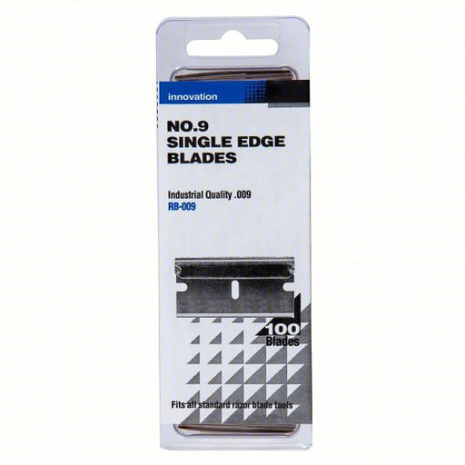 Pacific Handy Cutter RB009 Razor Blade 1 9/16 in Blade Lg, 25/32 in Blade Wd, Steel, 100 PK - KVM Tools Inc.KV26X080
