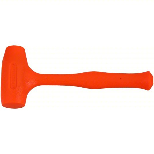 Proto J57 - 533 Dead Blow Hammer: Steel Handle, 3 lb Head Wt, 1 3/4 in_2 1/8 in Hammer Face Dia, 14 in Overall Lg - KVM Tools Inc.KV26X087