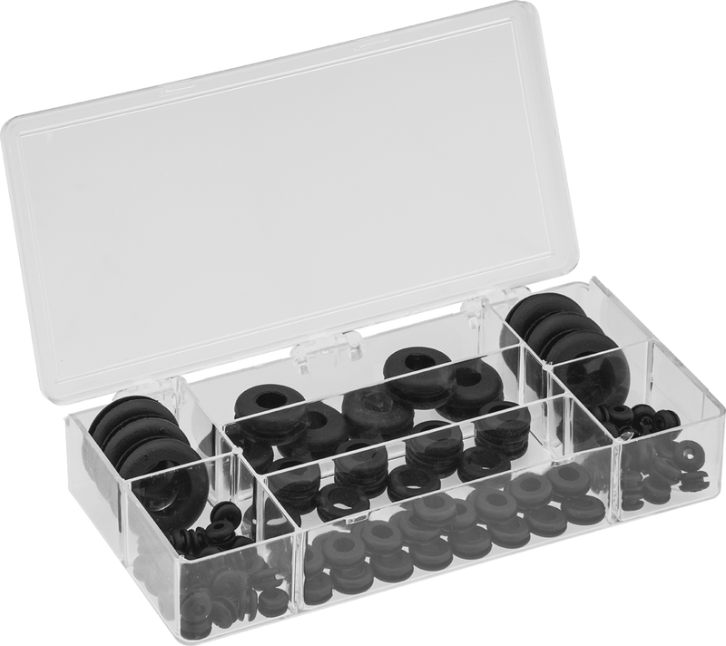 McMaster 2725N11 SBR Rubber Grommet Assortment, 99 Pieces