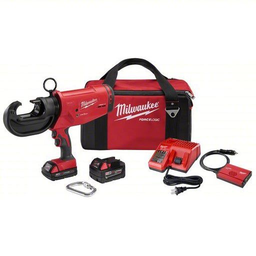 Milwaukee 2778 - 22 Cordless Crimping Tool Kit 18 V, Die Head, 750 kcmil Max Copper, For U Dies, C - Head Head - KVM Tools Inc.KV53RG07
