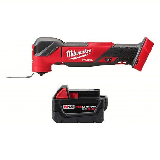 Milwaukee 2836 - 20, 48 - 11 - 1850 Multi - Tool and Battery 10,000 to 20,000, 4.2° Oscillation Angle, Accessory Free Tool Change, 18V - KVM Tools Inc.KV387WF1