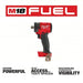 Milwaukee 2855P - 20 Impact Wrench 1/2 in Square Drive Size, 250 ft - lb Fastening Torque, 250 ft - lb Breakaway Torque - KVM Tools Inc.KV60YT18