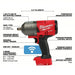 Milwaukee 2863 - 20 Impact Wrench 1/2 in Square Drive Size, 1,000 ft - lb Fastening Torque, 1,400 ft - lb Breakaway Torque - KVM Tools Inc.KV423K57