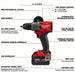 Milwaukee 2903 - 22 Drill 18V DC, Compact Premium, 1/2 in Chuck, 2,100 RPM Max., 1,400 in - lb Max Torque, LED - KVM Tools Inc.KV794JK5
