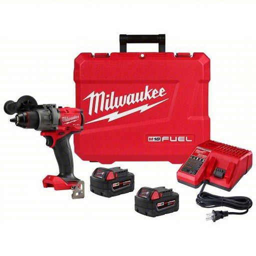Milwaukee 2903 - 22 Drill 18V DC, Compact Premium, 1/2 in Chuck, 2,100 RPM Max., 1,400 in - lb Max Torque, LED - KVM Tools Inc.KV794JK5