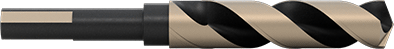 McMaster 2905A27 Black - Oxide High - Speed Steel 1/2" Diameter Reduced - Shank Drill Bit with Flats on Shank, 3/4" Size, 6" Overall Length - KVM Tools Inc.KV2905A27