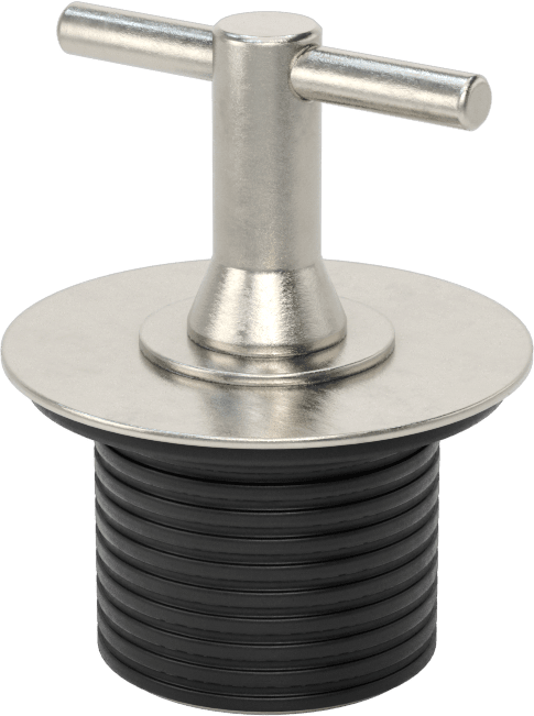 McMaster 2908K19 Stainless Steel T - Handle Expansion Plug for 1 - 1/2 Pipe Size - KVM Tools Inc.KV2908K19