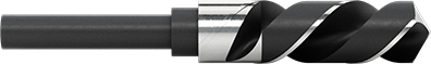 McMaster 2933A65 1/2" Diameter Reduced - Shank Drill Bit Black - Oxide High - Speed Steel, 59/64" Size - KVM Tools Inc.KV2933A65