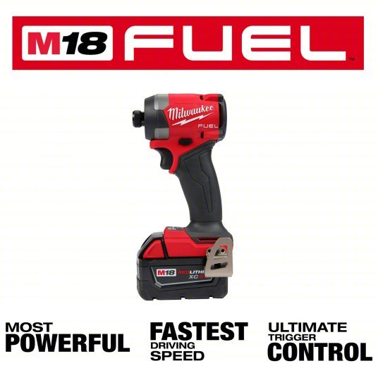 Milwaukee 2953 - 22 Impact Driver Kit 2,000 in - lb Max. Torque, 3,900 RPM Free Speed, 4,400 Impacts per Minute, 5.0 Ah - KVM Tools Inc.KV794JK9