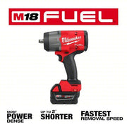 Milwaukee 2967 - 22 High Torque Impact Wrench Kit 1/2 in Drive Size, 1,100 ft - lb Fastening Torque, 1,500 ft - lb Breakaway Torque, Brushless - KVM Tools Inc.KV809JL6
