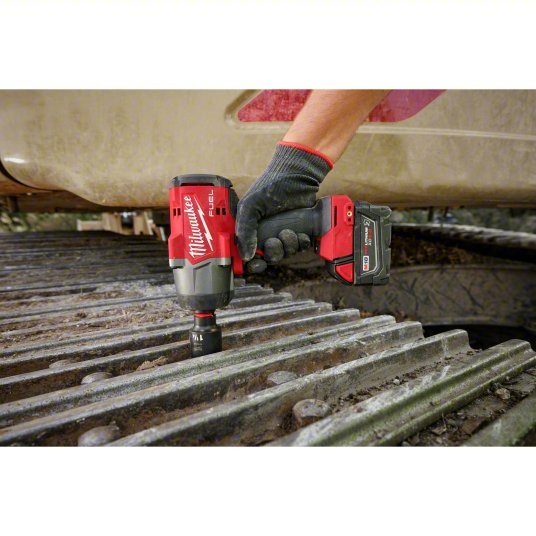 Milwaukee 2967 - 22 High Torque Impact Wrench Kit 1/2 in Drive Size, 1,100 ft - lb Fastening Torque, 1,500 ft - lb Breakaway Torque, Brushless - KVM Tools Inc.KV809JL6