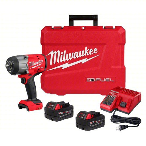 Milwaukee 2967 - 22 High Torque Impact Wrench Kit 1/2 in Drive Size, 1,100 ft - lb Fastening Torque, 1,500 ft - lb Breakaway Torque, Brushless - KVM Tools Inc.KV809JL6
