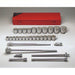 Wright 631 Socket Wrench Set 3/4 in Drive Size, 31 Pieces, 7/8 in to 2 3/8 in Socket Size Range - KVM Tools Inc.KV29AT71