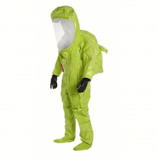 Dupont TK612TLYXL000100 Encapsulated Suit Hook-and-Loop, Front, Yellow, Taped Seam, Fully Encapsulated Suit, SCBA - KVM Tools Inc.KV2RKU7