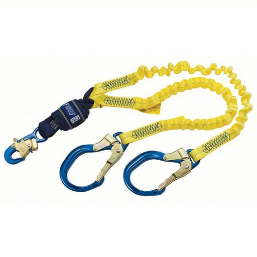 3M DBI - SALA 1246145 Shock - Absorbing Lanyard Shock Pack, Aluminum Rebar Hook, Aluminum Snap Hook, 2 Legs - KVM Tools Inc.KV29EZ47