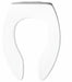 Bemis 1655CT White Elongated Open Front Toilet Seat