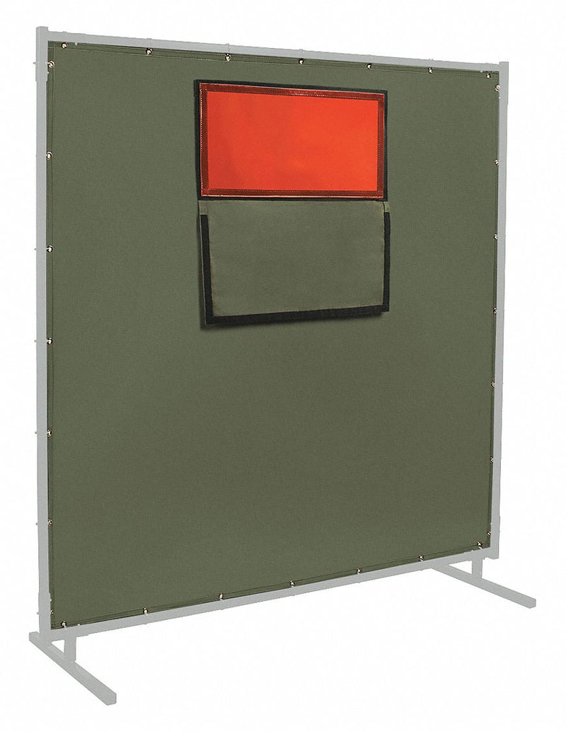 Steiner 301-338F-6X6 Welding Curtain with Window
