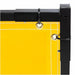 Steiner 534HD - 6X8 Welding Screen Vinyl, 6 ft Ht, 8 ft Wd, Yellow, 1 in Frame, Yellow - KVM Tools Inc.KV5KNL6