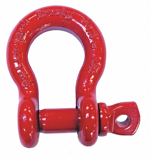 Crosby 1018543 Anchor Shackle, Anchor Shackle, 17,000 lb Working Load Limit, 2 11/16 in Compatible Sling Wd