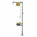 Bradley S19314BFSS Shower with Eyewash Floor Mnt, Uncovered, Stainless Steel Bowl, Stainless Steel Pipe - KVM Tools Inc.KV29XX01
