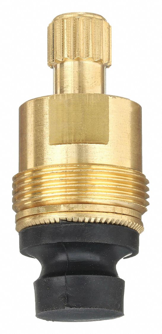 Kissler AB11-4300H Cadet Faucet Stem, Hot Water, Compression, Brass, Rough Brass, for American Standard AB1953