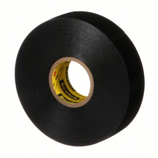 3M 33+SUPER - 3/4X76FT Insulating Electrical Tape Gen Purpose, Vinyl, 3/4 in x 76 ft, Black - KVM Tools Inc.KV2A225