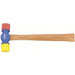 Vaughan SF12 Soft Face Hammer Nylon, 12 oz Head Wt, 1 3/8 in Tip Dia, 13 in Overall Lg, Replaceable Tips, Steel - KVM Tools Inc.KV2A531