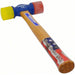 Vaughan SF12 Soft Face Hammer Nylon, 12 oz Head Wt, 1 3/8 in Tip Dia, 13 in Overall Lg, Replaceable Tips, Steel - KVM Tools Inc.KV2A531